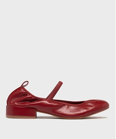 GEMO Ballerines souples à petit talon femme - Follow Me rouge standard
