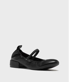 ballerines souples a petit talon femme - follow me noir standardH199901_2
