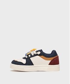 baskets basses a enfiler dinosaures garcon beige basketsH200501_3