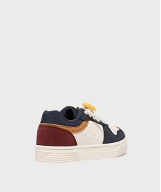 baskets basses a enfiler dinosaures garcon beige basketsH200501_4