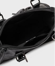 sac a main verni mat a clous et bandouliere amovible femme noir standard sacs a mainH201801_3