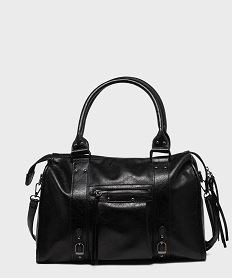 sac a main grand format a bandouliere amovible femme noir standard sacs a mainH201901_4