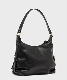 sac a bandouliere avec poches zippees femme noir standard sacs a mainH202101_2