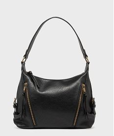 sac a bandouliere avec poches zippees femme noir standard sacs a mainH202101_4