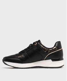 baskets a talon compense et details brillants femme noir standardH206201_3