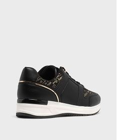 baskets a talon compense et details brillants femme noir standardH206201_4
