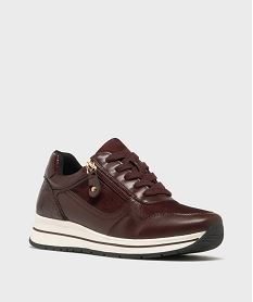 baskets confort multimatieres femme - valentina baldano rougeH206501_2