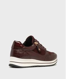 baskets confort multimatieres femme - valentina baldano rougeH206501_4
