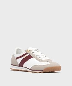 baskets basses multi-matieres femme - camps united blanc standardH206701_2