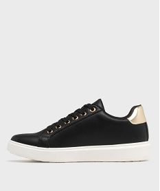 baskets basses de ville a details brillants et matelasses femme noir standardH207201_3