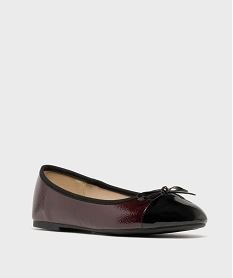 ballerines vernies bicolores femme rouge ballerinesH212701_2