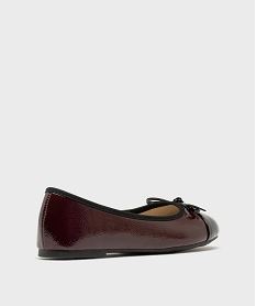 ballerines vernies bicolores femme rouge ballerinesH212701_4