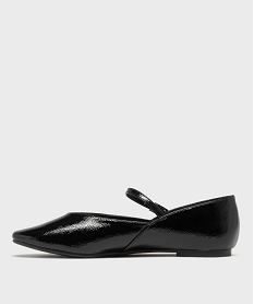 ballerines vernies avec bride sur le dessus femme - follow me noir vif ballerinesH213301_3