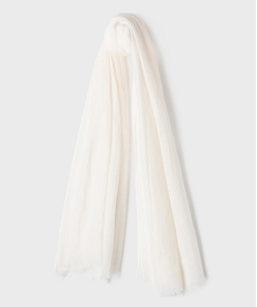 GEMO Foulard uni femme Beige