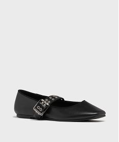 babies a bride rock et bout carre femme noir vif ballerinesH217001_2