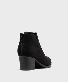 bottines a talon imprime leopard femme - follow me noir vifH218901_4