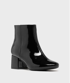 boots a talon vernis femme noir standardH219701_2