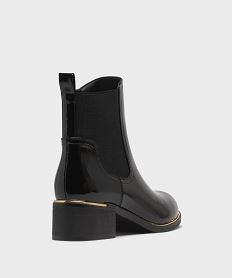 boots vernis avec elastique sur la tige femme - valentina baldano noir standardH219901_4
