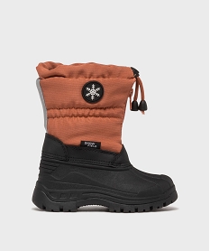 GEMO Après-ski fourrés à zip et lien coulissant fille Orange