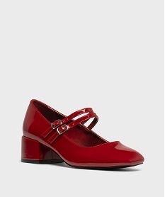 escarpins babies a bout carre avec double bride femme - follow me rougeH224701_2