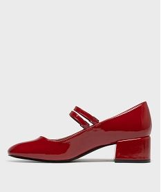 escarpins babies a bout carre avec double bride femme - follow me rougeH224701_3