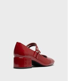 escarpins babies a bout carre avec double bride femme - follow me rougeH224701_4