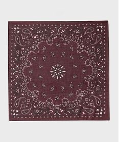 foulard carre esprit bandana femme rougeH228201_4