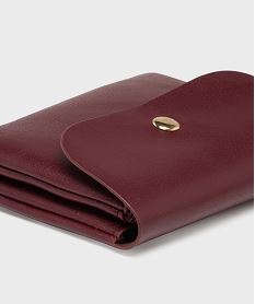porte-monnaie a rabat forme compacte femme rouge porte-monnaie et portefeuillesH229201_2