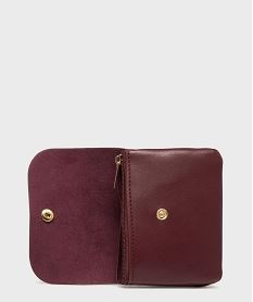 porte-monnaie a rabat forme compacte femme rouge porte-monnaie et portefeuillesH229201_3