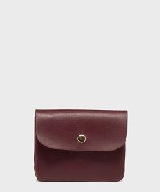 porte-monnaie a rabat forme compacte femme rouge porte-monnaie et portefeuillesH229201_4