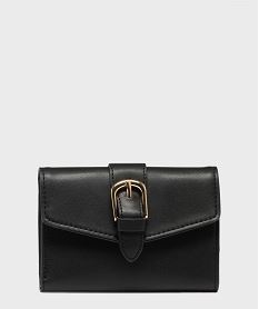 porte monnaie a rabat avec bijou metallique femme noir standard porte-monnaie et portefeuillesH229401_4