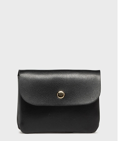 GEMO Porte-monnaie à rabat forme compacte femme noir standard