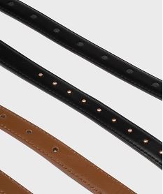 ceinture fine femme (lot de 2) noir standardH229801_3