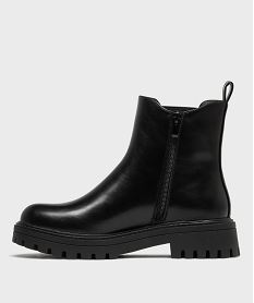 boots crantes avec elastique lateral femme - 5 miles noir standardH231801_3