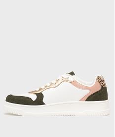 baskets basses multimatieres femme - 5 miles blanc standardH232001_3