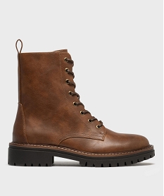 GEMO Boots avec semelle crantée femme - 5 Miles marron standard