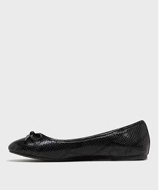 ballerines plates avec petit noeud femme - valentina baldano noir vif ballerinesH241101_3