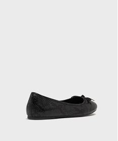 ballerines plates avec petit noeud femme - valentina baldano noir vif ballerinesH241101_4