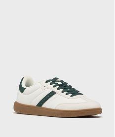 baskets basses a lacets look retro femme - camps united vertH243101_2