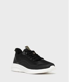 baskets basses en mesh legeres femme noir standardH243901_2