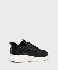 baskets basses en mesh legeres femme noir standardH243901_4