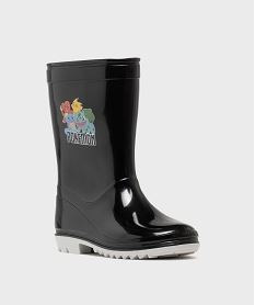 bottes de pluie imprimees garcon - pokemon noir standardH244501_2