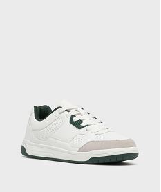 baskets basses perforees homme - camps united blancH250501_3