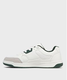baskets basses perforees homme - camps united blancH250501_4