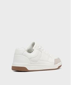 baskets basses perforees homme - camps united blanc standardH250701_4