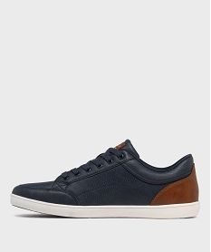 baskets de ville avec empiecements contrastants homme - urban steps bleuH252301_4