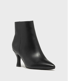 bottines a talon fin et bout pointu femme - follow me[missing] noir standardH254001_2