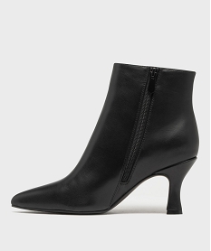 bottines a talon fin et bout pointu femme - follow me[missing] noir standardH254001_3
