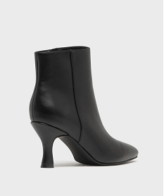 bottines a talon fin et bout pointu femme - follow me[missing] noir standardH254001_4