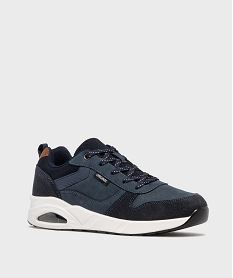 baskets multi-matieres avec semelle a bulle homme - 5 miles bleuH255101_3